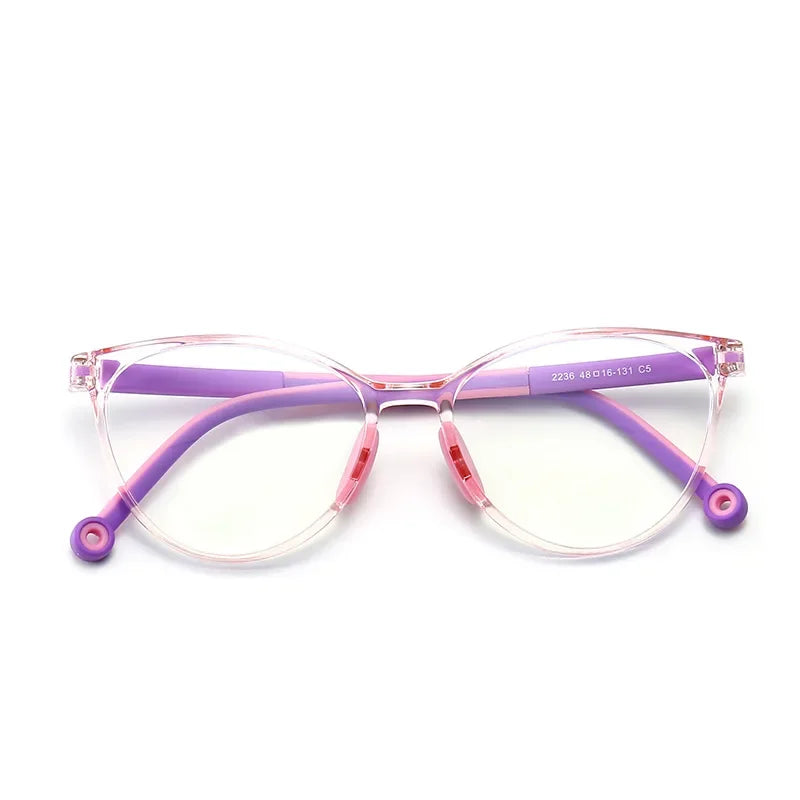 Children's Glasses Butterfly - Blue Anti Light