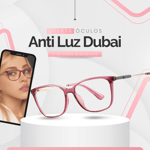 Dubai Blue Anti Light Glasses