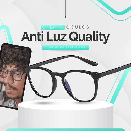 Quality Glasses - Anti Light Blue