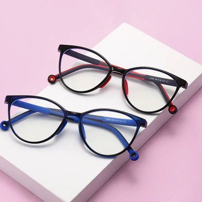 Children's Glasses Butterfly - Blue Anti Light