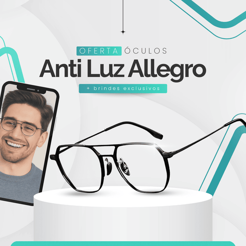Allegro blue anti light glasses
