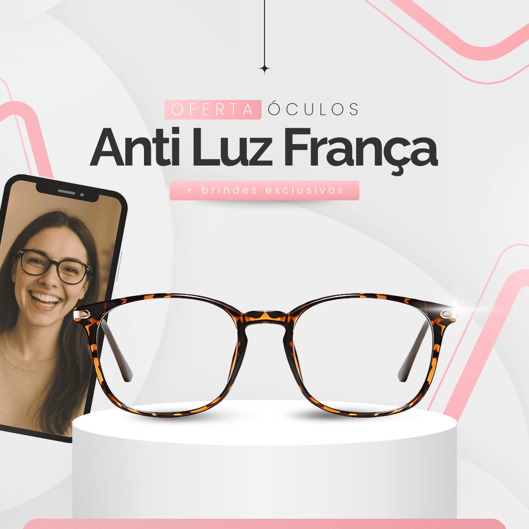 French Glasses - Blue Anti Light