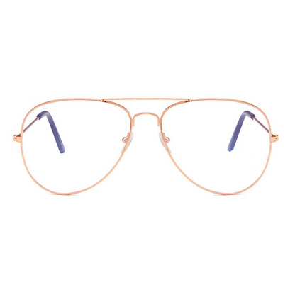 Milan Glasses - Blue Anti Light