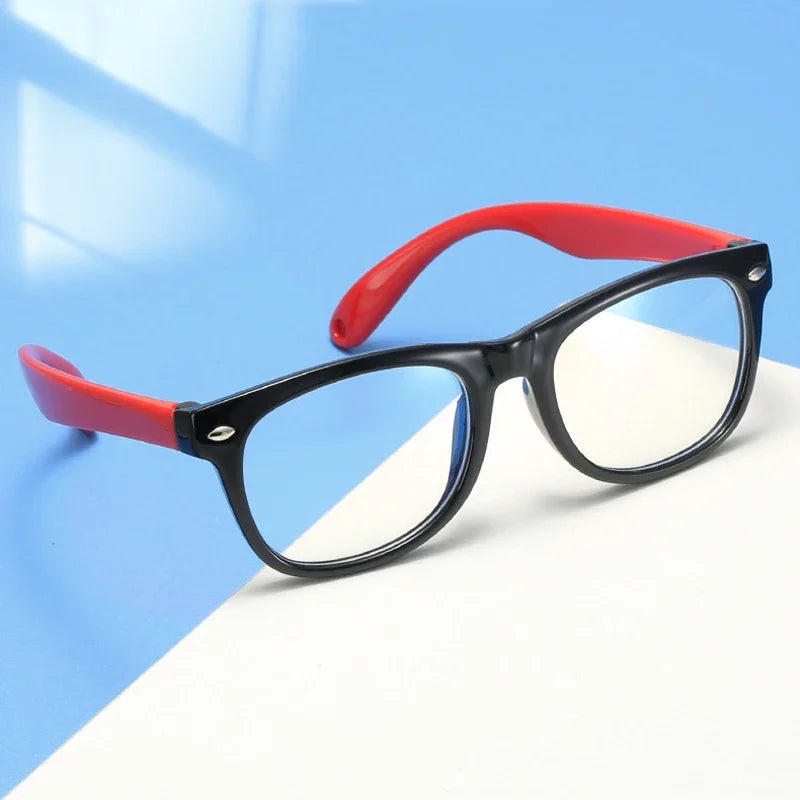 Colorful Children's Glasses- Anti Light Blue