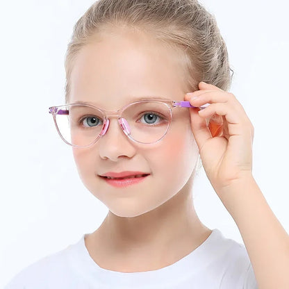 Children's Glasses Butterfly - Blue Anti Light