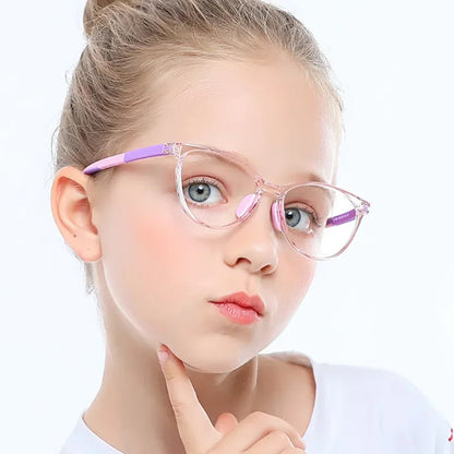 Children's Glasses Butterfly - Blue Anti Light