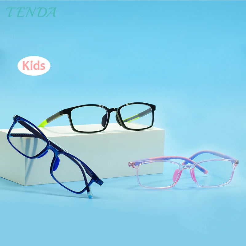 Children's glasses garden- anti light blue
